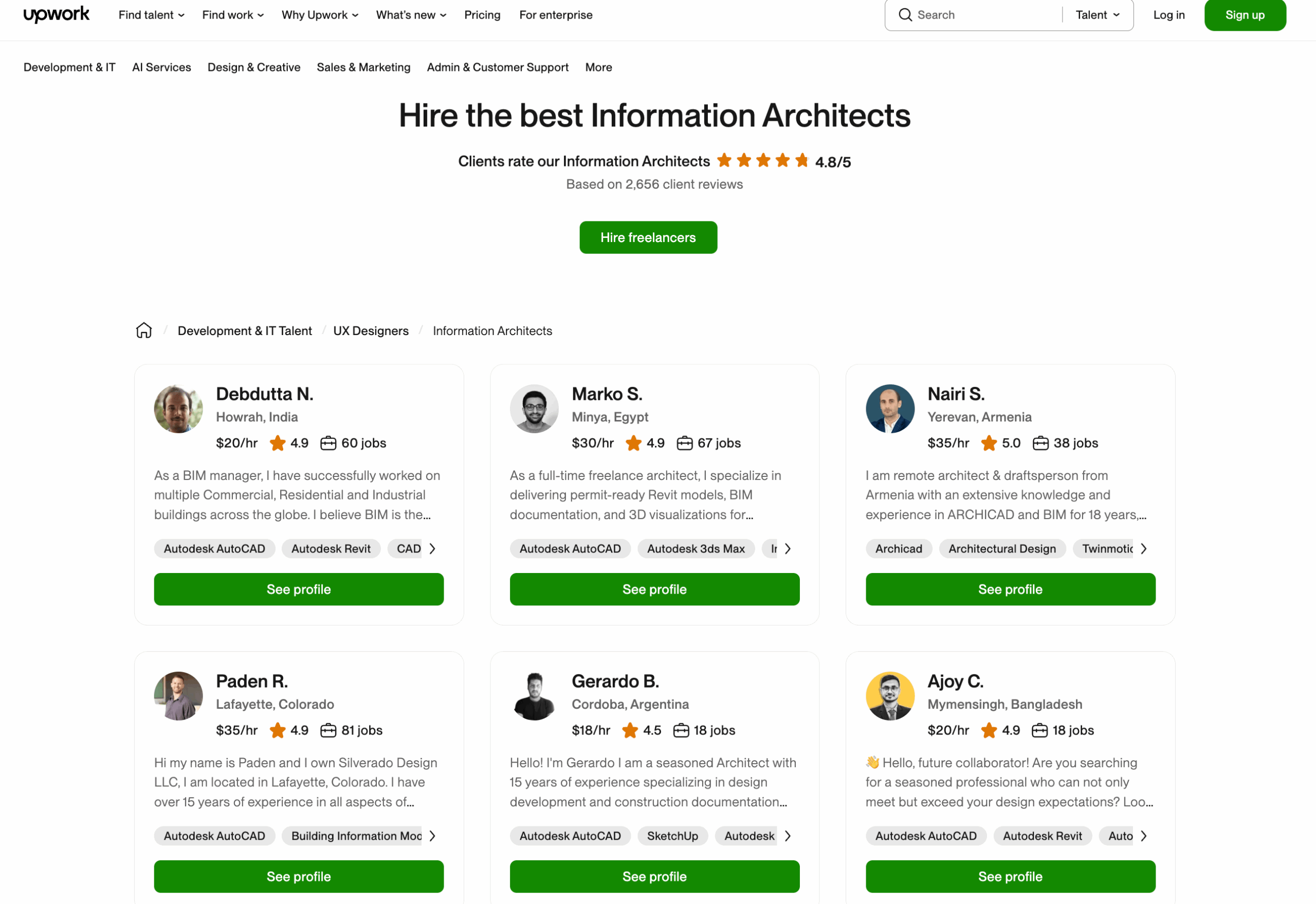 Are there really no information architecture-trained product designers?